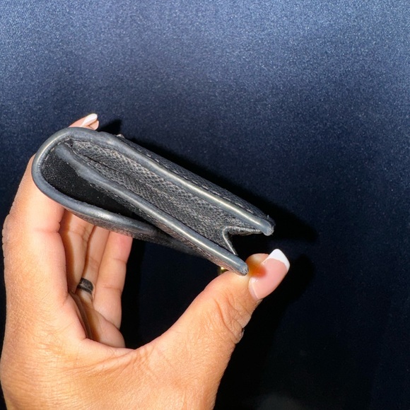 🖤Dior Saddle Bloom Card Holder Black Goatskin - Picture 16 of 17